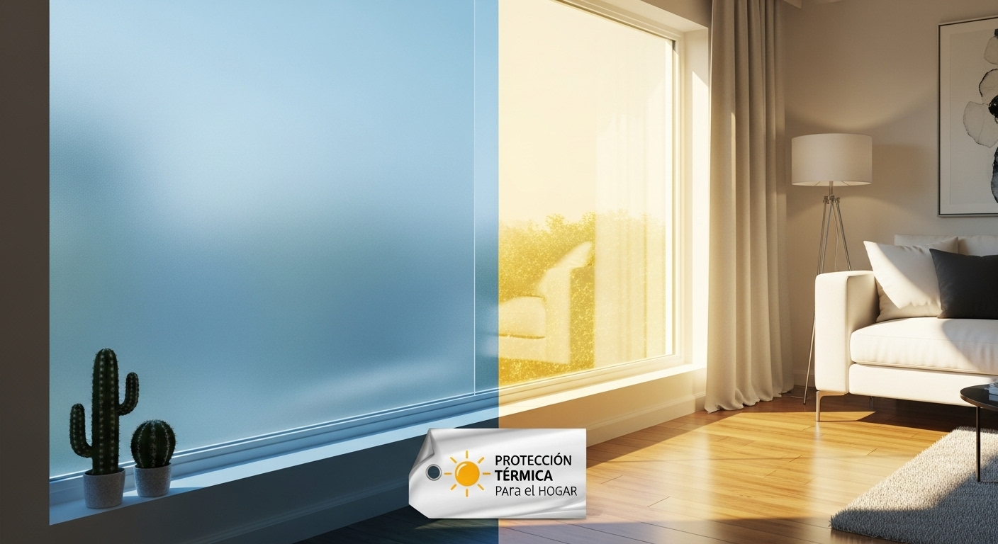 Película térmica contra el calor para ventanas