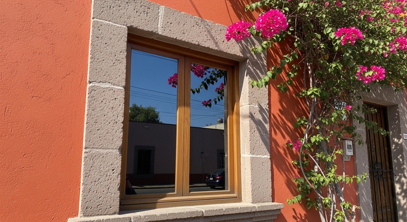 Proyecto residencial con película de control solar
