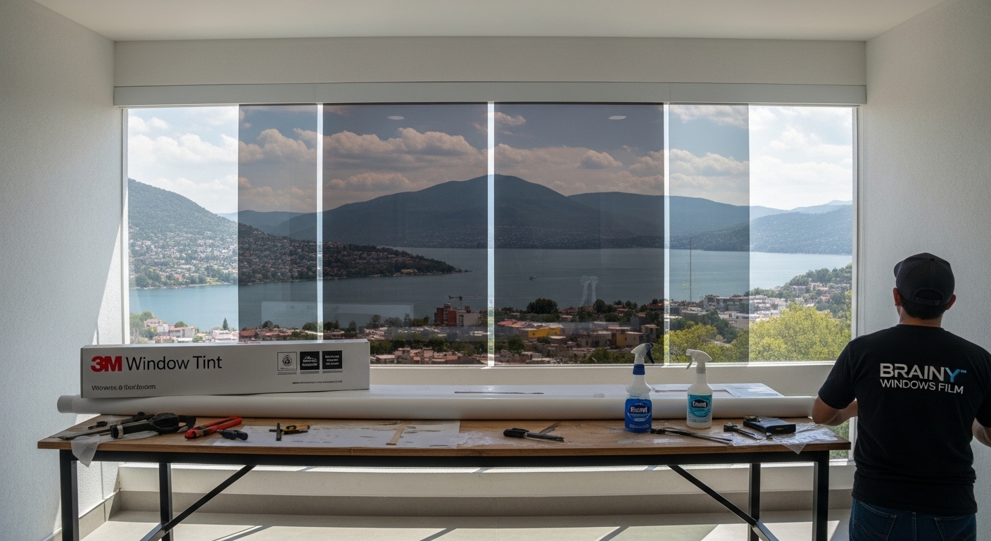 Película 3M de control solar para ventanas