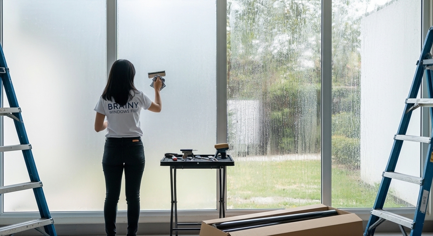 Guía completa para elegir la mejor película para ventanas, mostrando diferentes tipos.